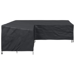 Housse pour meubles Noir 255 x 255 x 80 cm Tissu Oxford 420D 558887558887