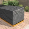Housse pour meubles Noir 325 x 325 x 80 cm Tissu Oxford 420D 558889558889