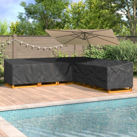 Housse pour meubles Noir 300 x 300 x 80 cm Tissu Oxford 210D 558899558899