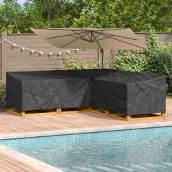 Housse pour meubles Noir 270 x 270 x 80 cm Tissu Oxford 210D 558900558900