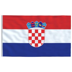 Drapeau de la Croatie et mât 5,5 m Aluminium 558902558902