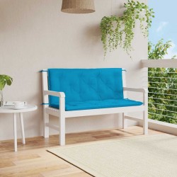 Coussin de banc de jardin bleu clair tissu oxford 558907558907