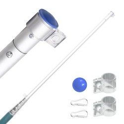 Drapeau de l'Espagne et mât 5,5 m Aluminium 558915558915