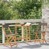 Ensemble bistrot 3 pcs Huile Naturelle Bois d'Acacia Massif 558925558925
