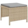 Ensemble de canapé de jardin 6 pcs Beige et Gris clair 558934558934