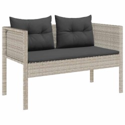 Ensemble de canapé de jardin 6 pcs Gris clair et gris foncé 558940558940