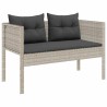 Ensemble de canapé de jardin 6 pcs Gris clair et gris foncé 558940558940