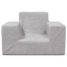 Canapé pour enfants Gris clair Peluche douce 558952558952
