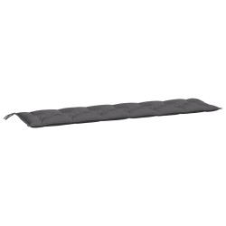 Coussin de banc de jardin anthracite 200x50x7 cm tissu oxford 558955558955
