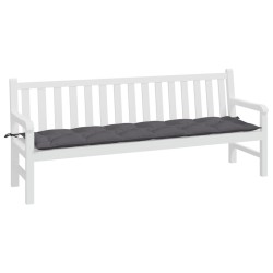 Coussin de banc de jardin anthracite 200x50x7 cm tissu oxford 558955558955