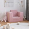 Canapé-lit pour enfants Rose Peluche douce 558968558968