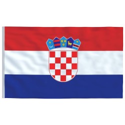 Drapeau de la Croatie et mât 6,08 m Aluminium 558973558973