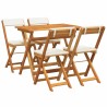 Ensemble bistrot 5 pcs Huile Naturelle Bois d'Acacia Massif 558975558975