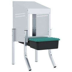 Nichoir à poules1 compartiment avec pieds en acier galvanisé 558980558980