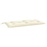 Coussin de banc de jardin blanc crème 100x50x7 cm tissu oxford 558981558981
