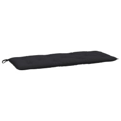 Coussin de banc de jardin noir 120x50x7 cm tissu oxford 558984558984