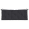 Coussin de banc de jardin noir 120x50x7 cm tissu oxford 558984558984