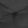 Coussin de banc de jardin noir 120x50x7 cm tissu oxford 558984558984