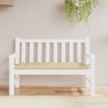 Coussin de banc de jardin beige 120x50x7 cm tissu oxford 558985558985
