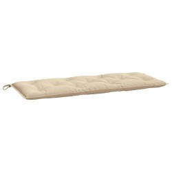 Coussin de banc de jardin beige 120x50x7 cm tissu oxford 558985558985