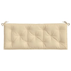 Coussin de banc de jardin beige 120x50x7 cm tissu oxford 558985558985
