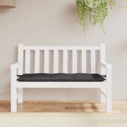 Coussin de banc de jardin anthracite 120x50x7 cm tissu oxford 558987558987