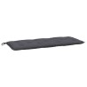 Coussin de banc de jardin anthracite 120x50x7 cm tissu oxford 558987558987