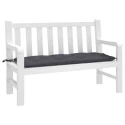 Coussin de banc de jardin anthracite 120x50x7 cm tissu oxford 558987558987