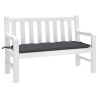 Coussin de banc de jardin anthracite 120x50x7 cm tissu oxford 558987558987