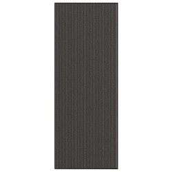 Paillasson noir et gris à rayures 115x300 cm 558989558989