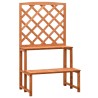 Support de plantes et treillis Orange 70x42x120cm Bois de sapin 558991558991