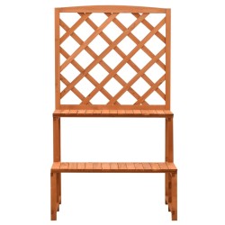 Support de plantes et treillis Orange 70x42x120cm Bois de sapin 558991558991