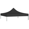 Toit de tente de réception 2x2 m Noir 270 g/m²  558993558993