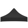 Toit de tente de réception 2x2 m Noir 270 g/m²  558993558993