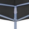 Toit de tente de réception 2x2 m Noir 270 g/m²  558993558993