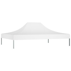 Toit de tente de réception 4,5x3 m Blanc 270 g/m² 558994558994
