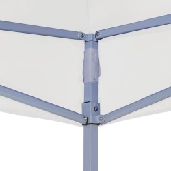 Toit de tente de réception 4,5x3 m Blanc 270 g/m² 558994558994