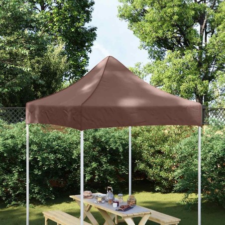 Toit de tente de réception 2x2 m Marron 270 g/m²  558995558995