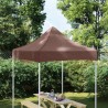 Toit de tente de réception 2x2 m Marron 270 g/m²  558995558995