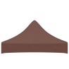 Toit de tente de réception 2x2 m Marron 270 g/m²  558995558995