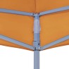 Toit de tente de réception 2x2 m Orange 270 g/m²  558996558996