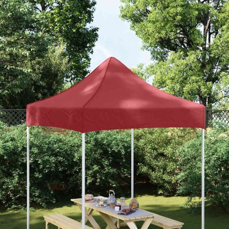 Toit de tente de réception 2x2 m Bordeaux 270 g/m²  558998558998