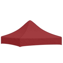 Toit de tente de réception 2x2 m Bordeaux 270 g/m²  558998558998