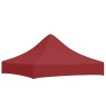 Toit de tente de réception 2x2 m Bordeaux 270 g/m²  558998558998