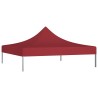 Toit de tente de réception 2x2 m Bordeaux 270 g/m²  558998558998
