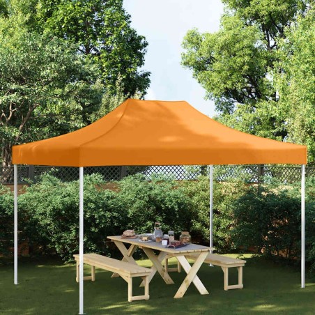 Toit de tente de réception 4,5x3 m Orange 270 g/m² 558999558999