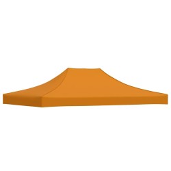 Toit de tente de réception 4,5x3 m Orange 270 g/m² 558999558999