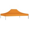 Toit de tente de réception 4,5x3 m Orange 270 g/m² 558999558999