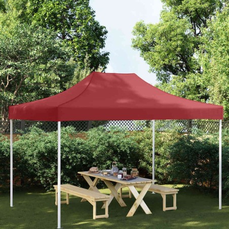 Toit de tente de réception 4,5x3 m Bordeaux 270 g/m² 559000559000