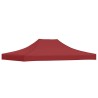 Toit de tente de réception 4,5x3 m Bordeaux 270 g/m² 559000559000